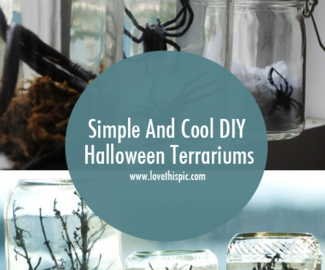 Simple And Cool DIY Halloween Terrariums
