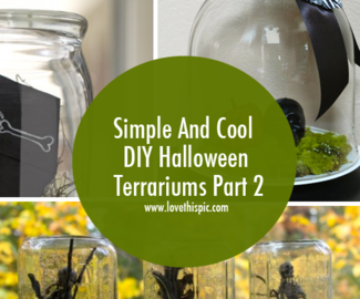 Simple And Cool DIY Halloween Terrariums Part 2