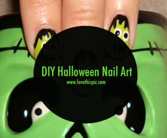 DIY Halloween Nail Art