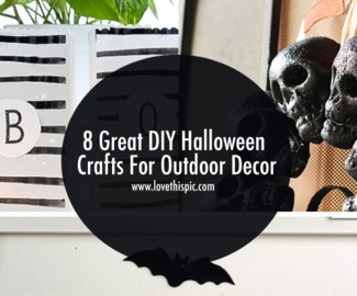 8 Great DIY Halloween Crafts For Outdoor Decor