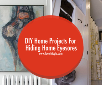 DIY Home Projects For Hiding Home Eyesores