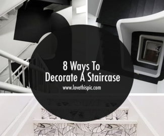 8 Ways To Decorate A Staircase