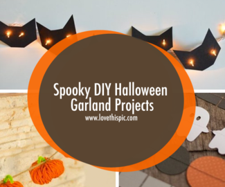 Spooky DIY Halloween Garland Projects