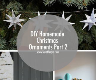 DIY Homemade Christmas Ornaments Part 2