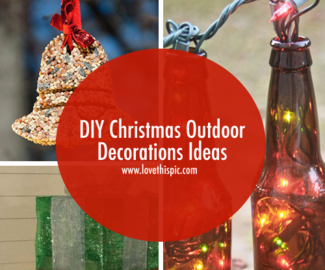 DIY Christmas Outdoor Decorations Ideas