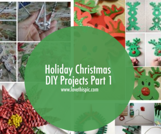 Holiday Christmas DIY Projects Part 1