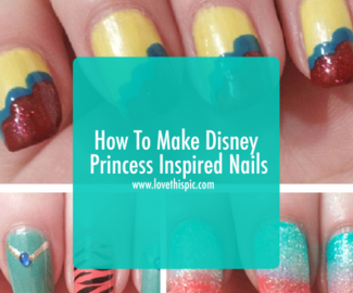 How To Make Disney Princess Inspired Nails