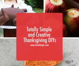 Totally Simple and Creative Thanksgiving DIYs