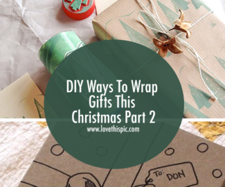 DIY Ways To Wrap Gifts This Christmas Part 2