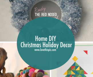 Home DIY Christmas Holiday Decor