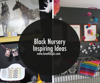 Black Nursery Inspiring Ideas