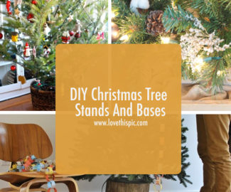DIY Christmas Tree Stands And Bases