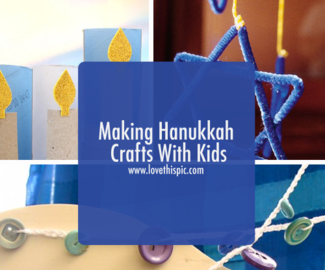 Making Hanukkah Crafts With Kids