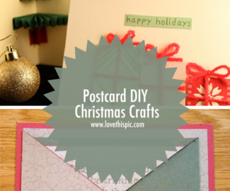 Postcard DIY Christmas Crafts