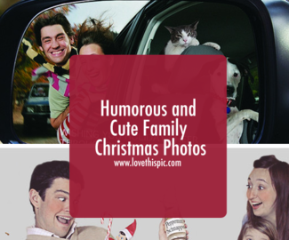 Humorous and Cute Family Christmas Photos