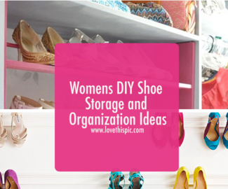 Womens DIY Shoe Storage and Organization Ideas