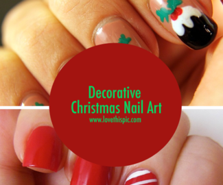 Decorative Christmas Nail Art