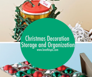 Christmas Decoration Storage and Organization