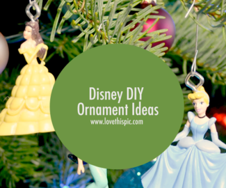 Disney DIY Ornament Ideas