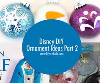 Disney DIY Ornament Ideas Part 2