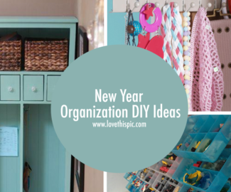 New Year Organization DIY Ideas