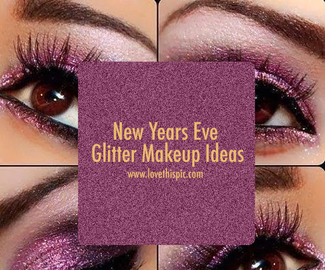 New Years Eve Glitter Makeup Ideas