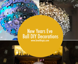 New Years Eve Ball DIY Decorations