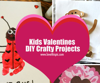 Kids Valentines DIY Crafty Projects