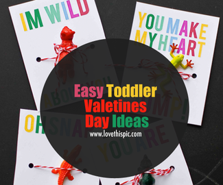 Easy Toddler Valetines Day Ideas