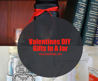 Valentines DIY Gifts In A Jar