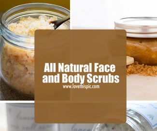 All Natural Face and Body Scrubs