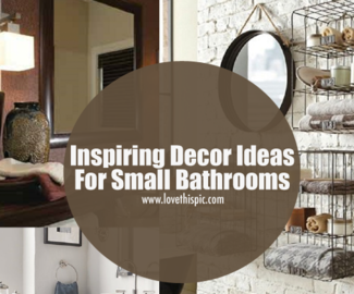 Inspiring Decor Ideas For Small Bathrooms