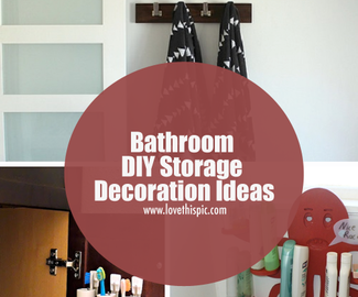 Bathroom DIY Storage Decoration Ideas