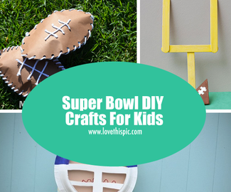 Super Bowl DIY Crafts For Kids