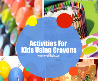 Activities For Kids Using Crayons