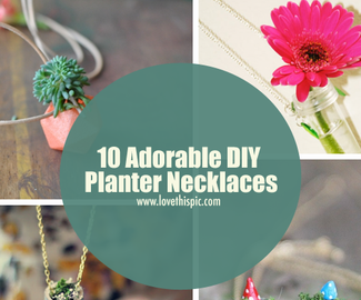 10 Adorable DIY Planter Necklaces