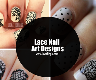 Lace Nail Art Designs
