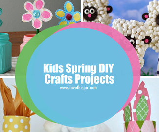 Kids Spring DIY Crafts Projects