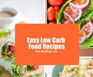 Easy Low Carb Food Recipes