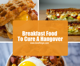 Breakfast Food To Cure A Hangover