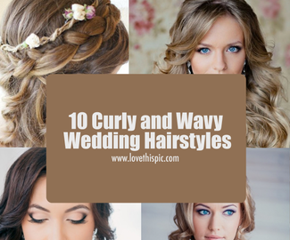 10 Curly and Wavy Wedding Hairstyles