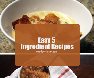 Easy 5 Ingredient Recipes