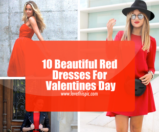 10 Beautiful Red Dresses For Valentines Day