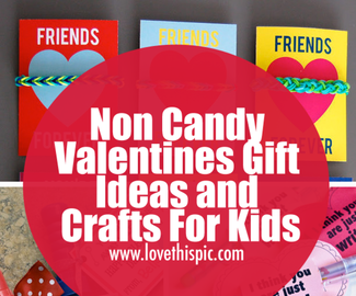 Non Candy Valentines Gift Ideas and Crafts For Kids
