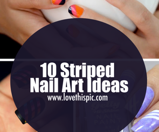 10 Striped Nail Art Ideas