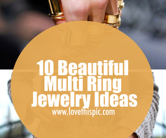 10 Beautiful Multi Ring Jewelry Ideas