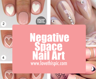 Negative Space Nail Art