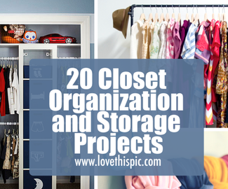 20 Closet Organization and Storage Projects