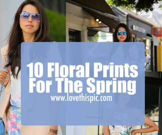 10 Floral Prints For The Spring