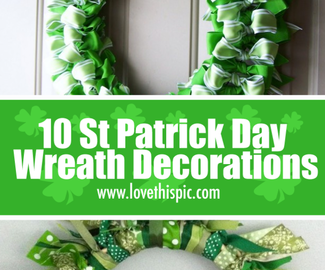 10 St Patrick Day Wreath Decorations
